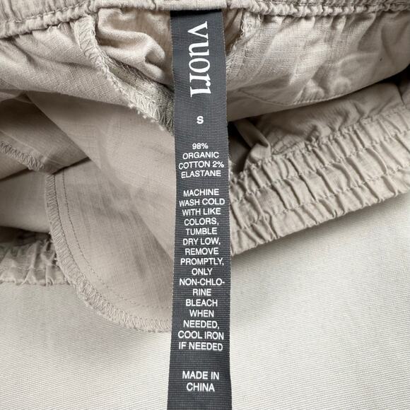 Vuori Women's Vintage Ripstop Drawstring Short Small Gray Outdoors - Picture 4 of 12